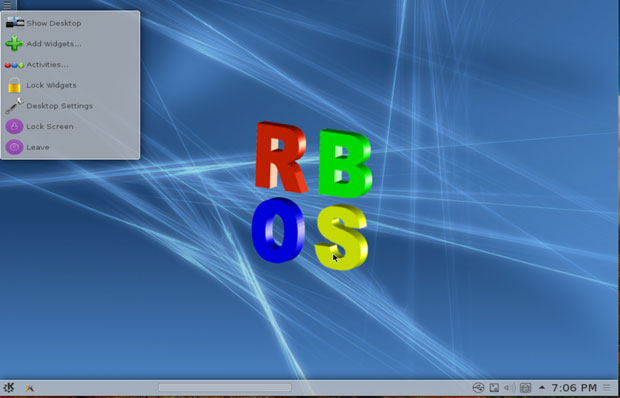 RBOS KDE shell environment