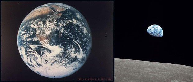 The two most famous pictures of Earth