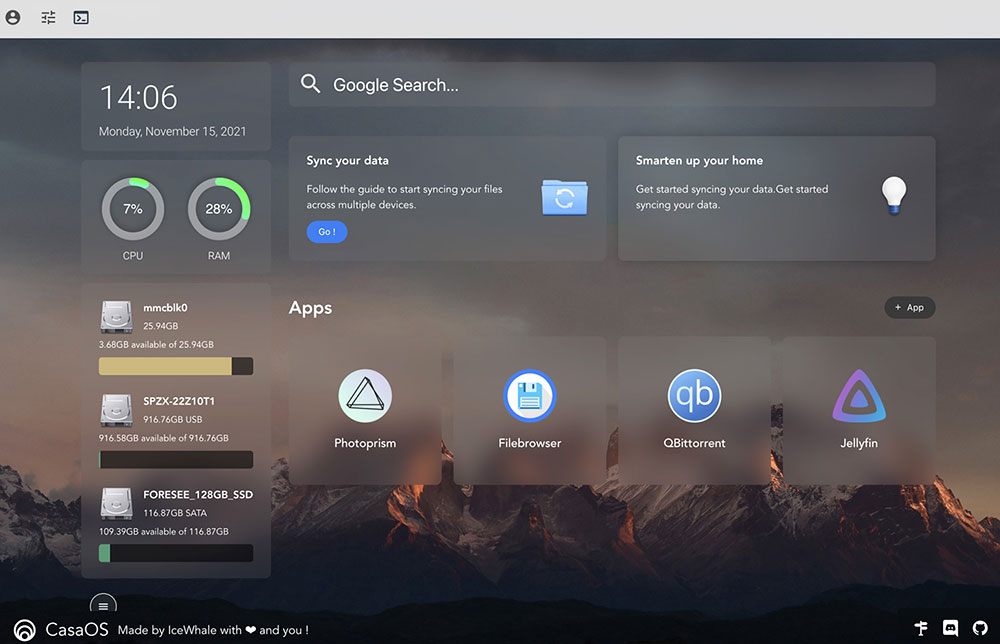 CasaOS by IceWhale Technology